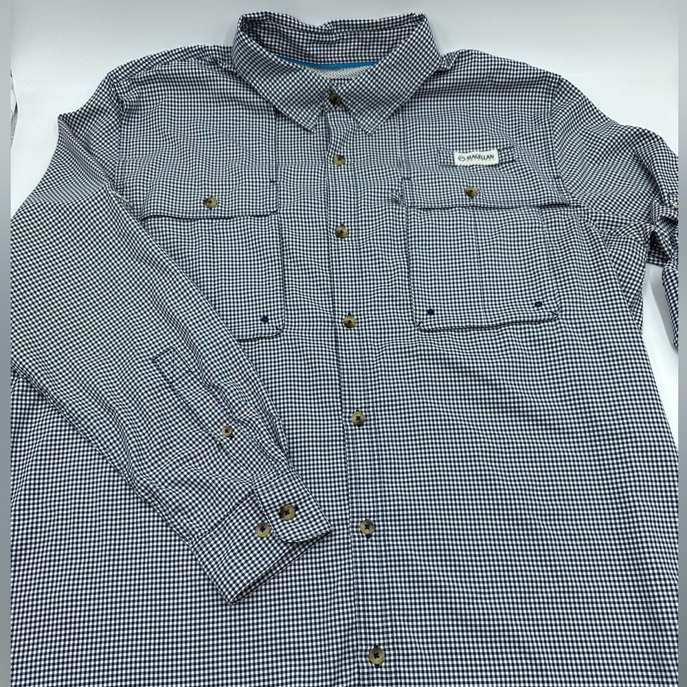 Men's Magellan Outdoors Fish Gear MagWick Long Sleeve Vented Shirt XL